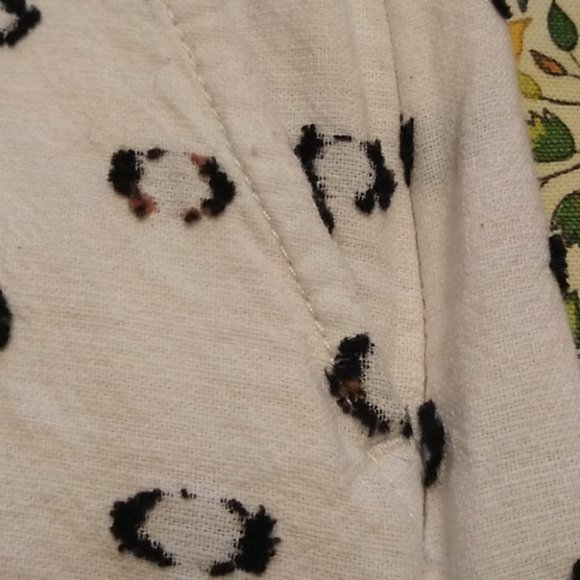 Anthro Hei Hei Black/White Embroidered Shorts - Picture 6 of 6